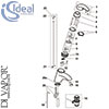 Ideal Standard Bari Basin Mixer Tap Spare Parts
